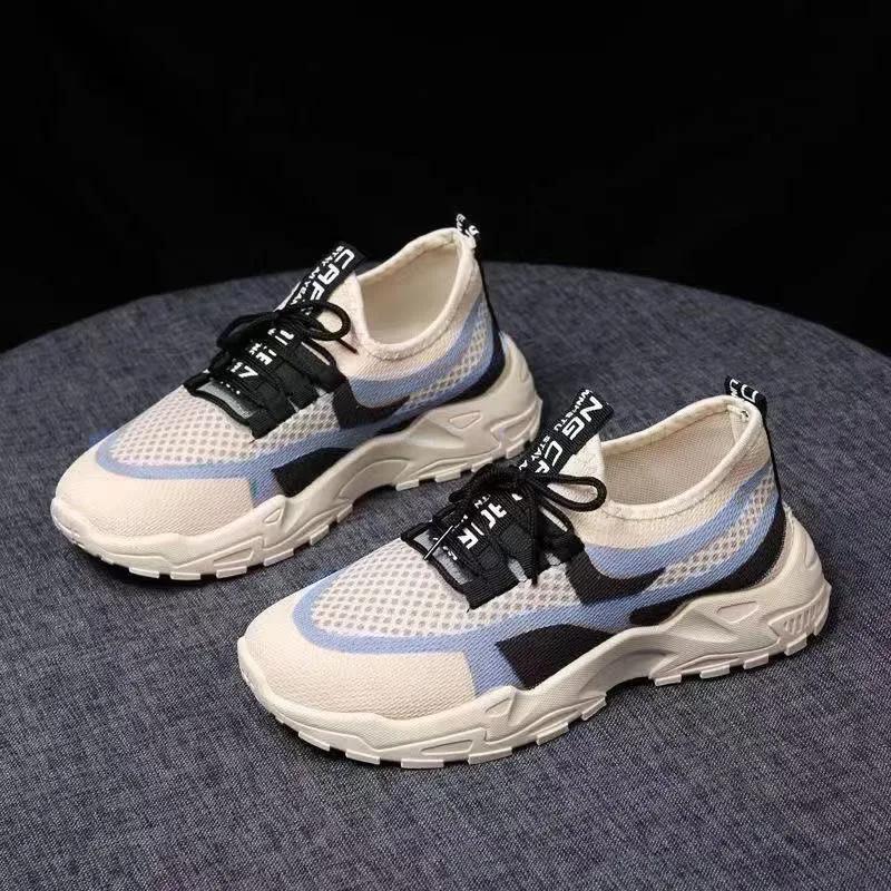 Fashion 2025 Spring New Ultra-light Running Shoes Sports Women's Shoes Mesh Non-slip Breathable Soft-soled Lightweight Casual Shoes