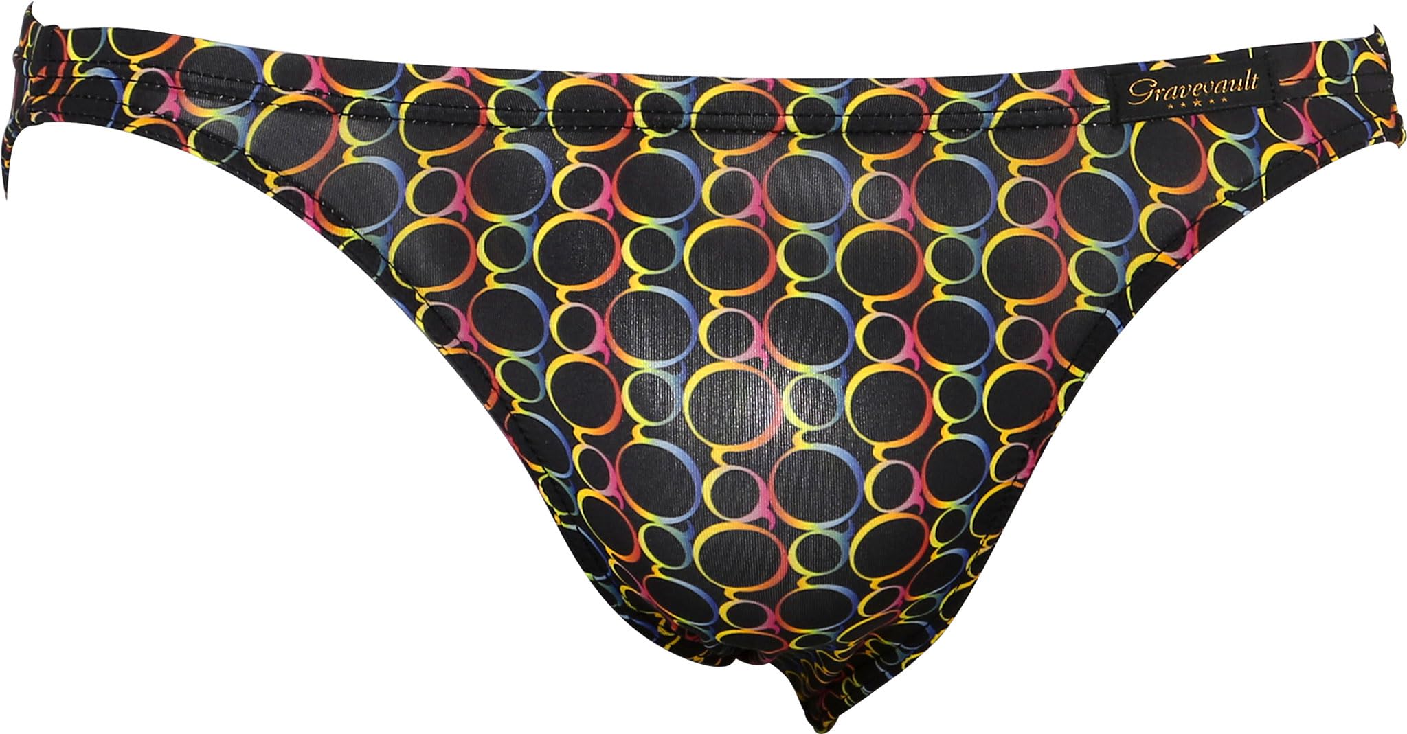 

Grave Vault Monogram Bikini Day Stylish and Smooth and Size 3052235 Men s Pants, Men s Underwear, Valentine s Gift, Cool, Quick-Drying, Rainbow, M,