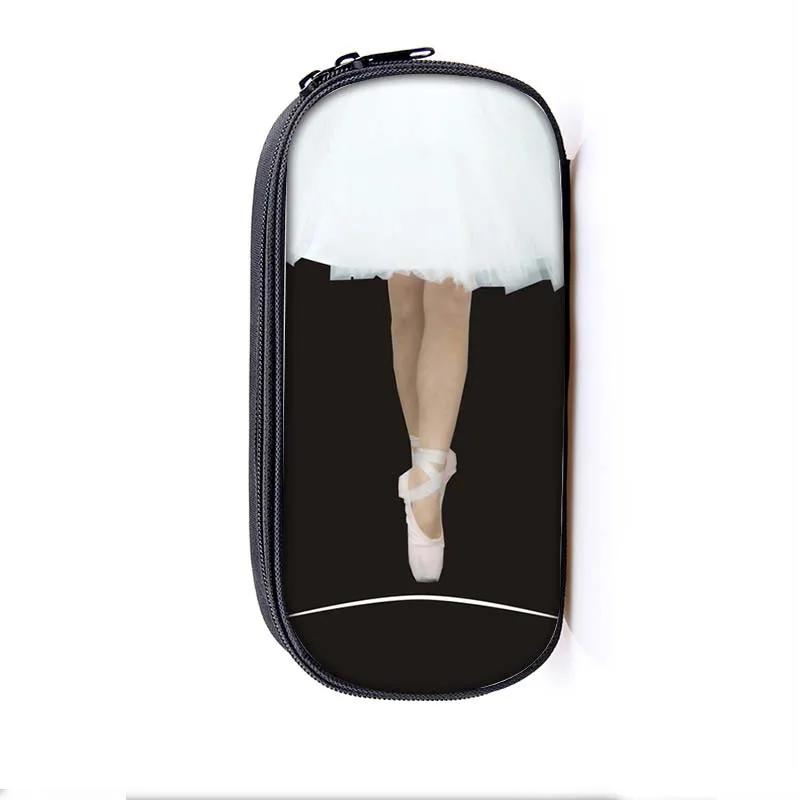 Elegant Ballet Dancing Girls Make Up Bags Pencil Holder Newly Children School Case Make Up Stationery Kids Gift