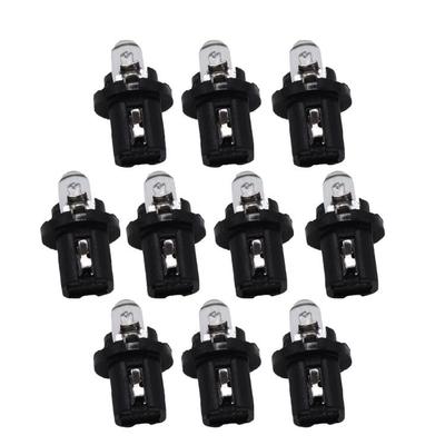 Motorcycle Dashboard PCB Instrument Panel Light Bulb With Holders Maintenance For Racers Efficient Cooling Systems 10pcs