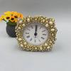New European Light Luxury New Mini Small Clock Creative Clock Living Room Home Decoration Model Room Mute