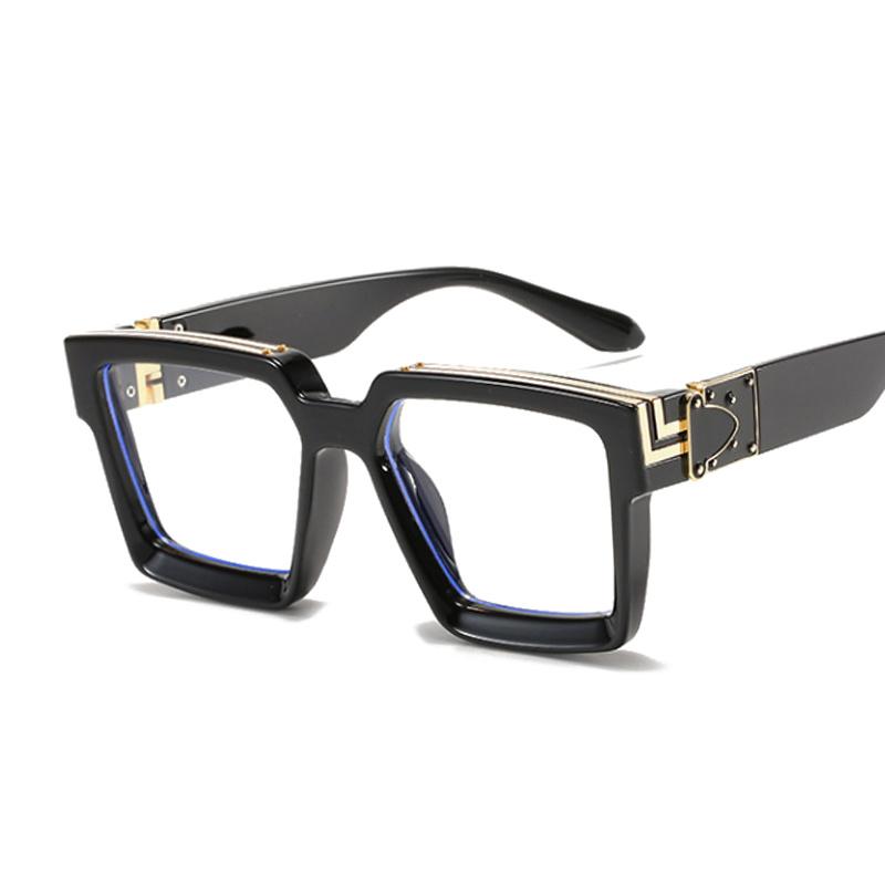 New Big Frame Square Sunglasses Men Fashion Shades Male Sun Glasses High Quality Outdoor Vintage Retro