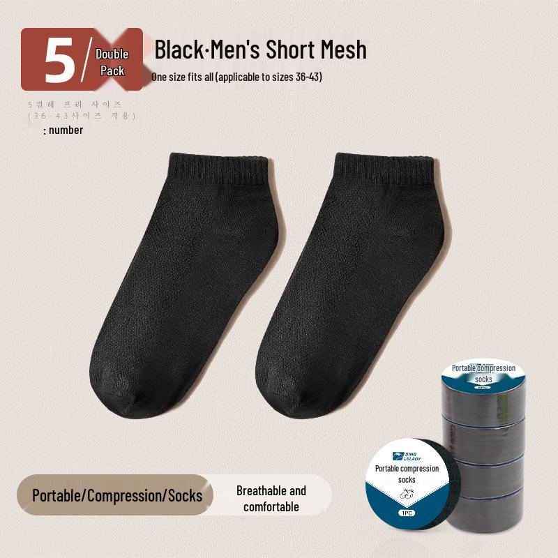 Unisex Disposable Travel Compression Socks - Sweat-Absorbing, Thin, and Portable, Ideal for Outdoor Activities and Business Trips.