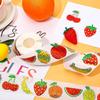 100-500Pcs First-Class Glittering Premium-Quality Colorful Top-Grade Fruits Premium-Quality Stickers High-Standard Stickers Superior-Grade Party