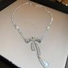 Collana di Perle Fatata Stile Coreano - Catena Clavicola Elegante e di Tendenza per Donna