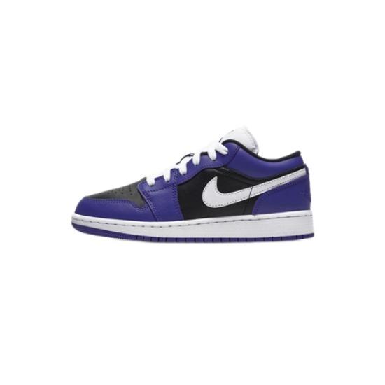 Air Jordan 1 Low Black Court Purple 553560-501