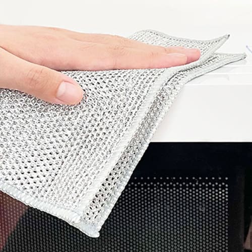 Set of 10 Metal Wire Dishcloths, Dishwashing Cloths, Kitchen Wire Dishcloths, Scratch-Free, Strong Absorbent Wire, Durable, Bottle Cleaning, Dishwashi