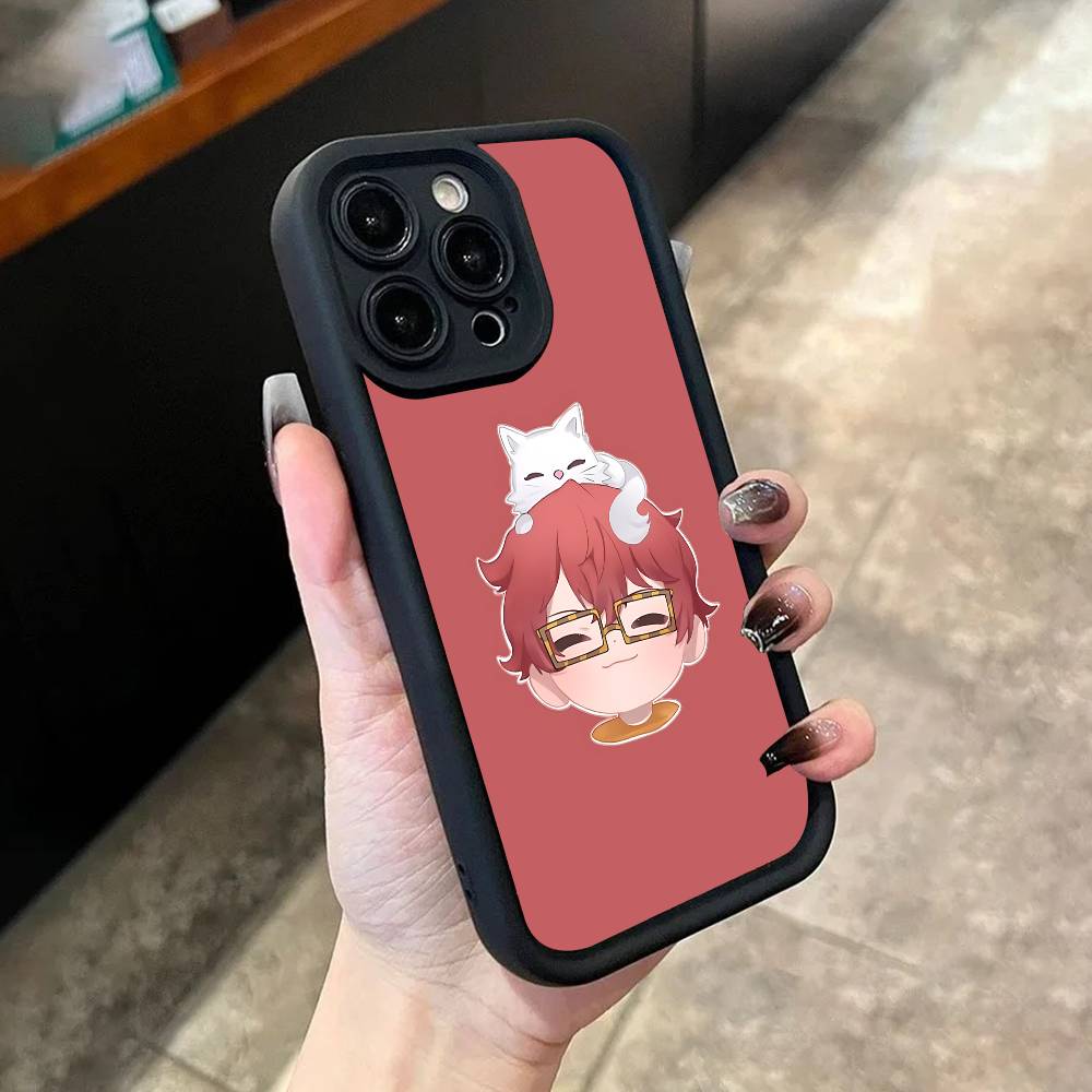 M-Mystic M-Messenger 707 Phone Case For iPhone 17,16,15,14,13,12,11,Pro,Max,Plus,X,XS,SE4,E,Mini Black Thickened Border Case