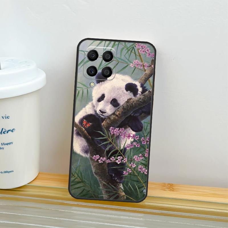 Panda Animal Cute Bear Case For Samsung Galaxy M53 M13 M06 M16 M31 M11 M35 M55 M15 M56 M36 M12 M32 M52 M14 M34 M54