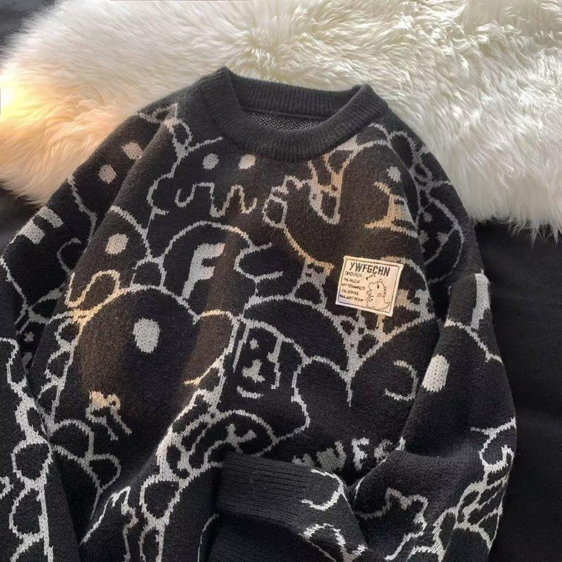 2024 Men's Winter Round Neck Sweater - Lazy Style Couples' Fashion