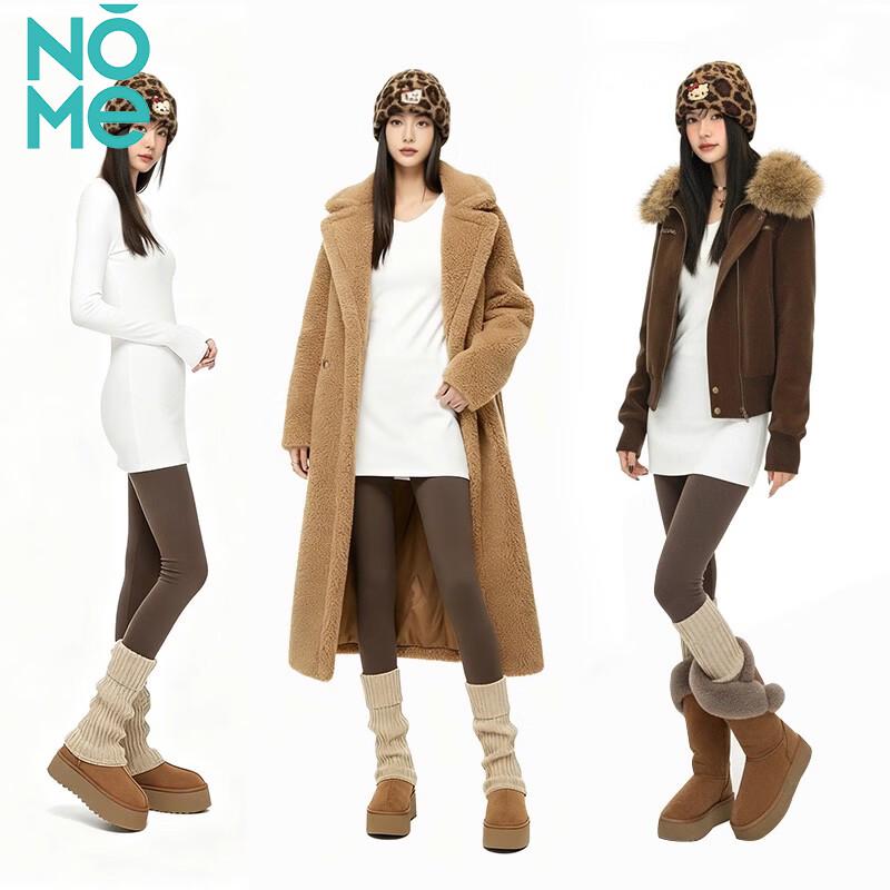 NOME Women s Thermal V-Neck Long Sleeve T-Shirt M