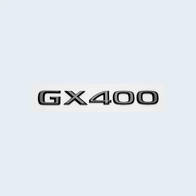 Glossy Black 3D ABS Letters Number GX400 GX460 GX470 Emblem For Lexus Car Trunk Logo Sticker Badge Accessories
