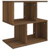 VidaXL Table de chevet Chêne marron 50x30x51,5 cm Bois d'ingénierie 815832