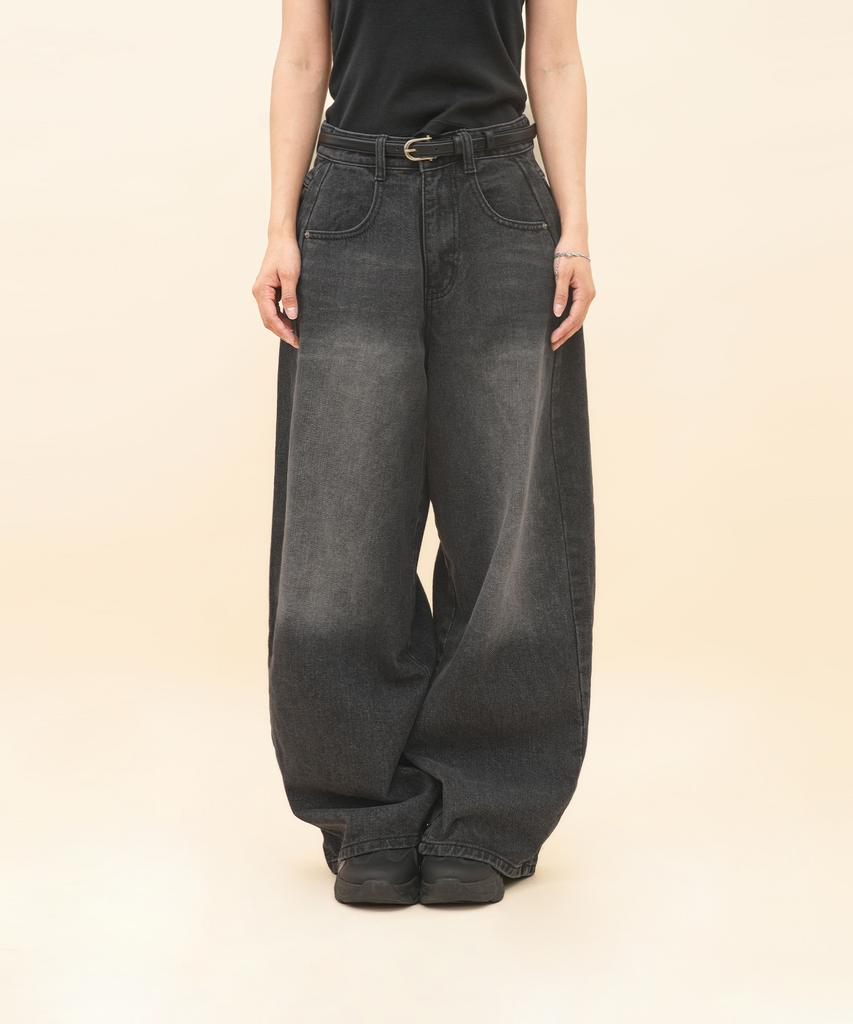 GOLDPERCENT Women'S Washed Side Pintuck Wide Pants (3 Colors, Big Size) (Type A)