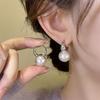 Exquisite Pearl Drop Earrings: Versatile, Fashionable, Luxurious Design for Women