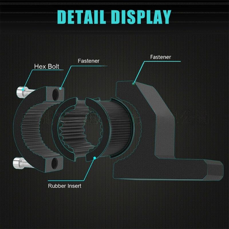 2 buc. Suport Reglabil pentru Lampă de Lucru Rezistent la Coroziune Suport Tub Suporturi de Montaj Pentru Bară de Protecție Față și Altele