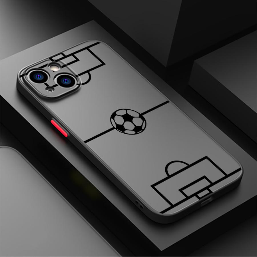 Funny Football Funda Back Phone Cover Case for iPhone 17 Pro Max 7 8 SE 15 13 Mini 11 Air 16 Plus 12 14 X XS XR 17P 16P