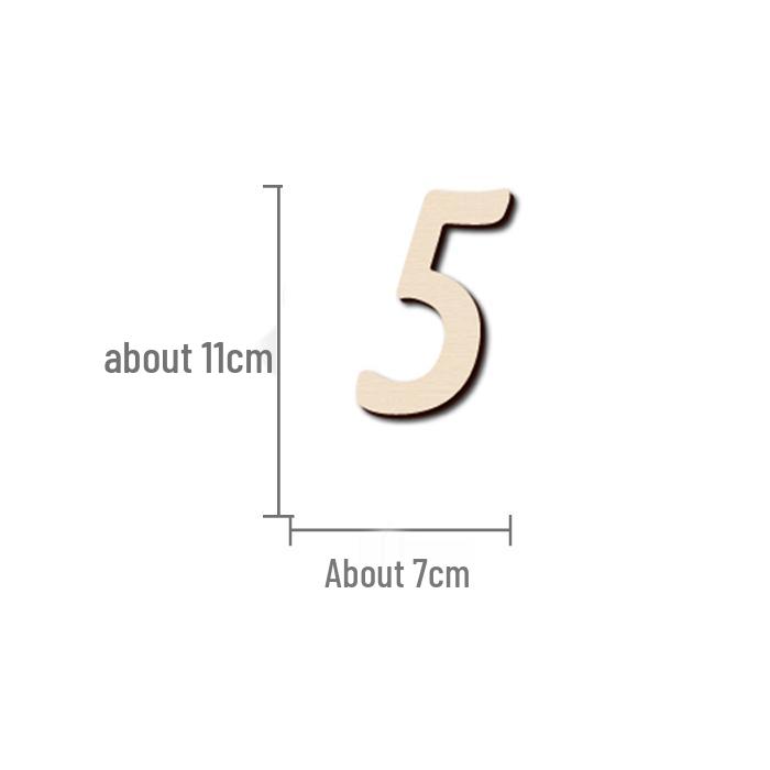 Nordic Baby Milestone Wooden Sign: 1st Year, Full Moon, 100 Days Birthday Photo Props