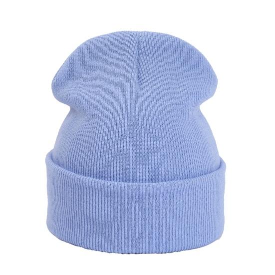 Simple Style Winter Beanies Unisex Solid Color Knit Beanies, Classic Slouchy Skull Cap for Winter, Soft Elastic Casual Warm Headwear Men Women,