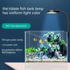 Aquarium LED Clamp Light 360-Degree Flexible to Adjust Lighting Illuminates Fish Tanks without Radiation Wide Clip 6XDE