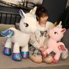 Rainbow Pegasus Unicorn Plush Toy With Pillow For Girls Kids Room Decor