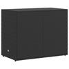 Vidaxl Garden Cabinet, Black, 100X55.5X80 Cm, PE Rattan