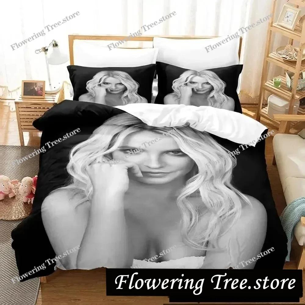 3D Print Britney Spears Bedding Set Boys Girls Twin Queen King Size Duvet Cover Pillowcase Bed boys Adult Home Textileextile