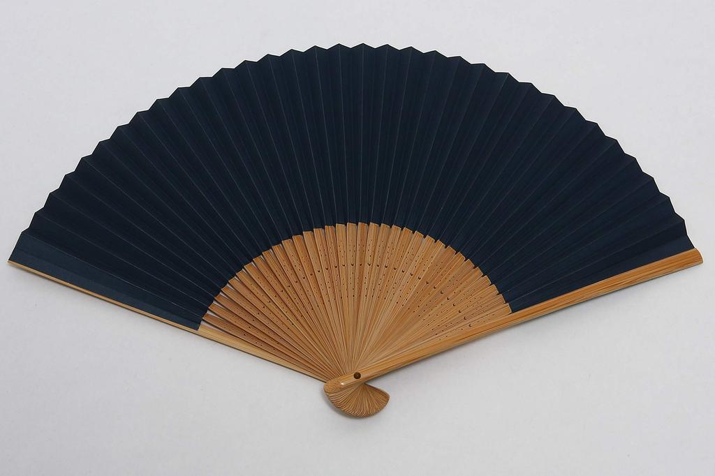 fan with fan in a presentation made in [Hasegawa] Men's Kyoto-style case, box, Japan, bamboo.