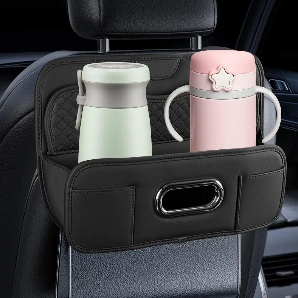 Anti-wear Car Drink Cup Holder Water-proof Vehicle Tissue Box Car Backseat Storage Box  Bag