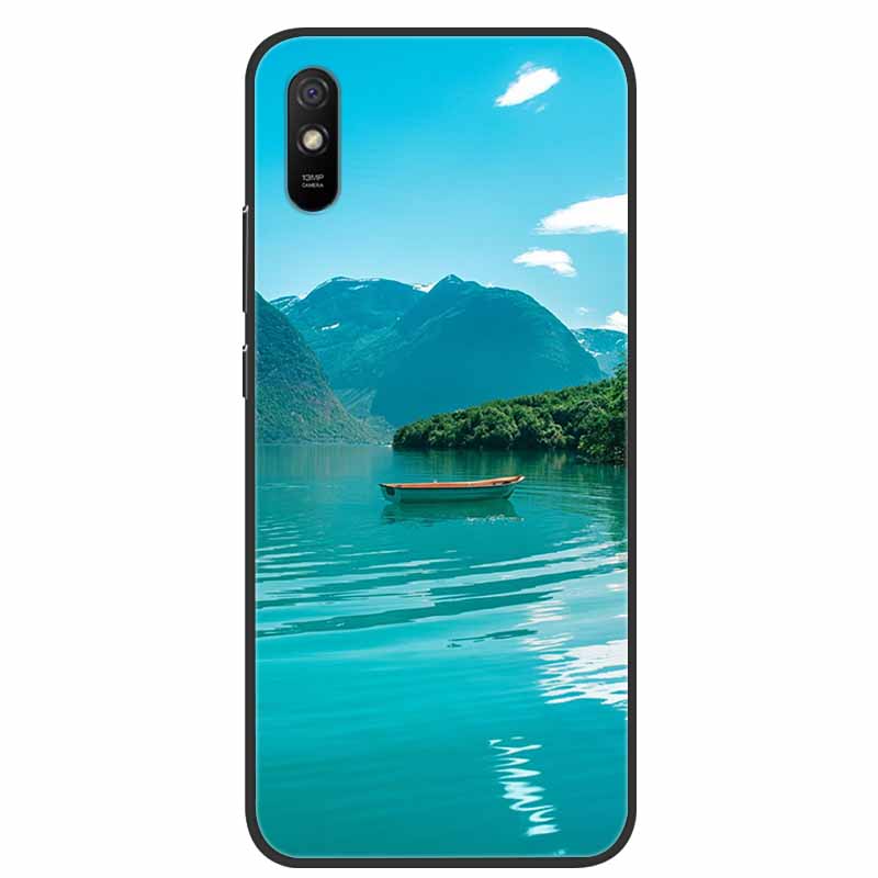 For Xiaomi Redmi 9A Case Redmi 9AT Shockproof Soft Silicone TPU Back Cover For Redmi 9i 9A Sport Phone Cases 9AT Cute Cartoon