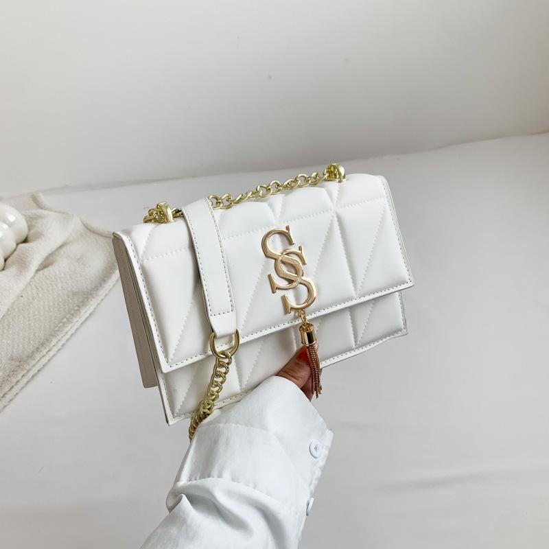 

Новая модная сумка через плечо из искусственной кожи, модная сумка через плечо из чистого цвета, повседневная модная сумка через плечо для женщин и девочек белый