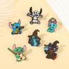 Cute Stitch Series Brooch, European and American Animation Cute Metal Badge, Backpack Jewelry