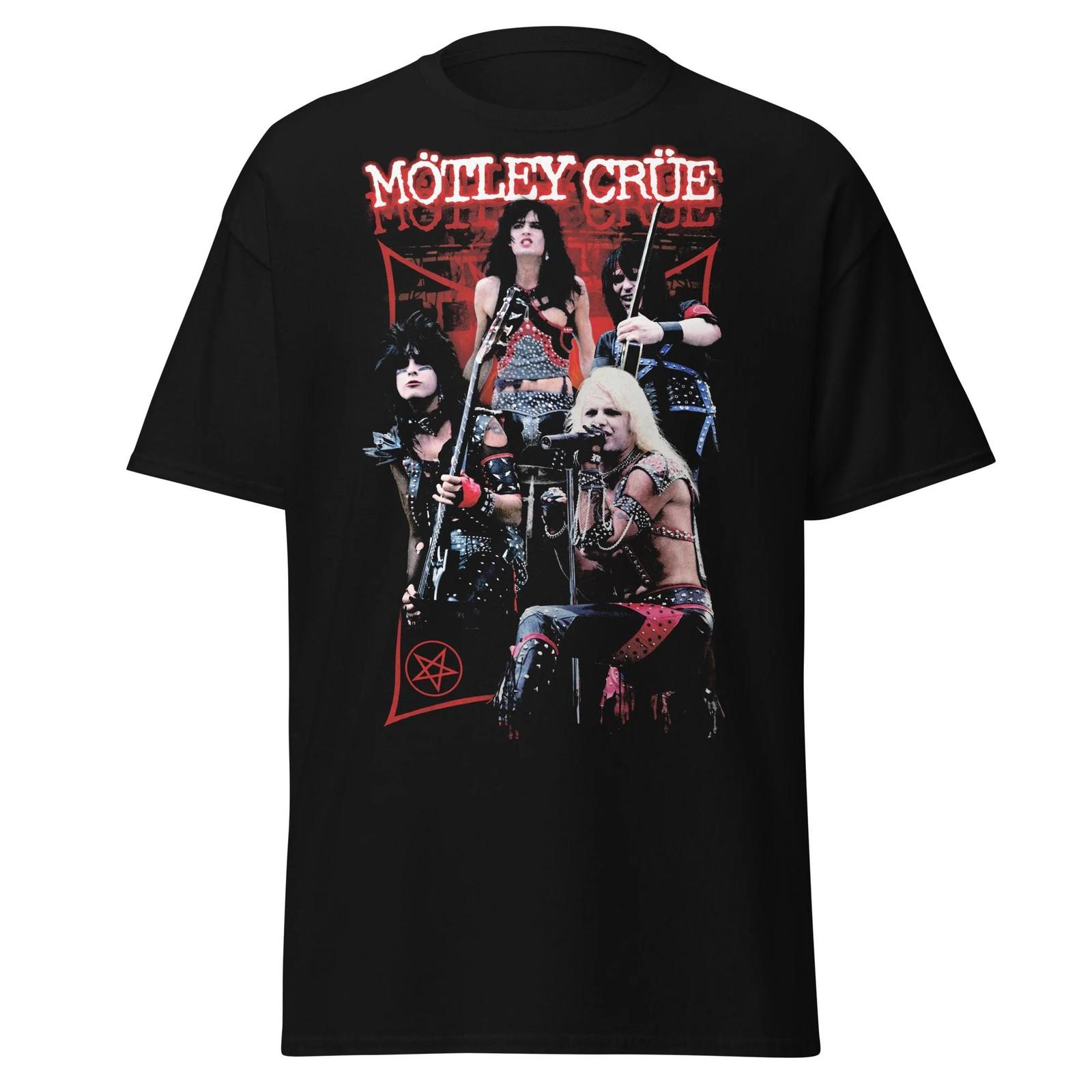 Motley Crue - Live Jumbo Print T Shirt M