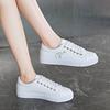 Fashion White Breathable Women Running Shoes New Spring Autumn Embroidered Flower Lace-Up Casual Sneakers Zapatos De Mujer