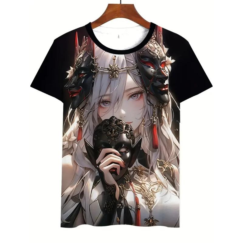 New Anime 3D Printing T-Shirts Summer Men Women Short Sleeve Round Neck T Shirt