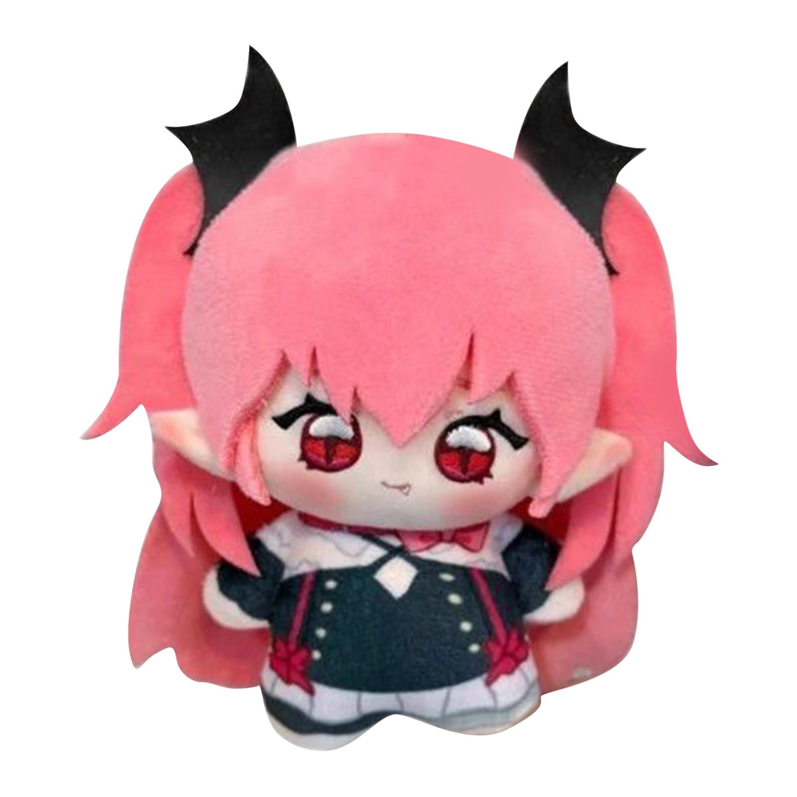 

Аниме-куклы, креативные подарки, детская кукла-компаньон на день рождения, плюшевая кукла-марионетка, 1 шт, 4 дюйма One Size красный