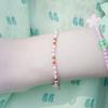 Bonbo Silver Star Charm Nouveau Color Bead Bracelet