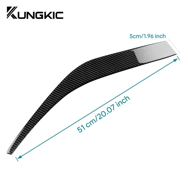 Real Soft Carbon Fiber For Toyota Camry XV70 2018      2024 LHD RHD Car Passenger trument Panel Sticker