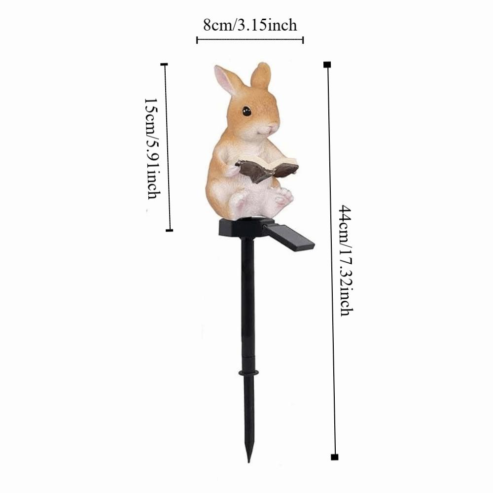 Waterproof Solar Animal Lamp Cute Rabbit Squirrel Lawn Light Outdoor Solar Light  Garden Lawn