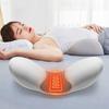 JAGO Memory Foam Heated Lumbar Support Pillow
