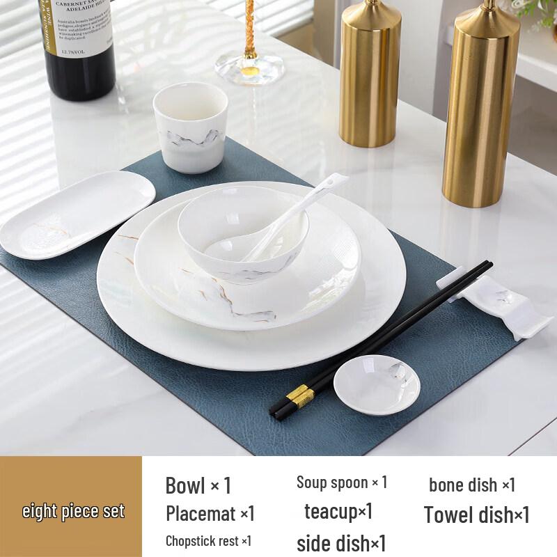 Tian Yajing Chinese Ceramic Tableware Set - Mountain Peak Design