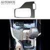 Carbon Fiber Color Stainless Button Gear Panel Cover Trim Fit for Ford Ranger 2015 2016 2017 2018   LHD Low Version