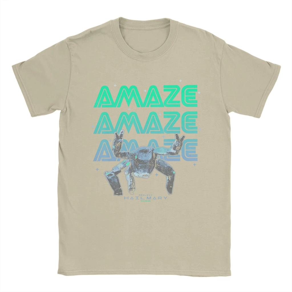 2026 Fashion Project Hail Mary Fist My Bump Rocky The Alien Poster High Quality T Shirt Summer Unisex Breathable TShirts Cotton