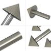 Power Tool-1Pcs Electroplated Diamond Cone Chamfer Grinding Head Stone Glass Chamfering
