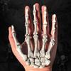 Plastic Skeleton Hands Skull Claws Halloween Mini Bone Hand Prop for Haunted House Bar Escape Room Table Decor Prank Ornament