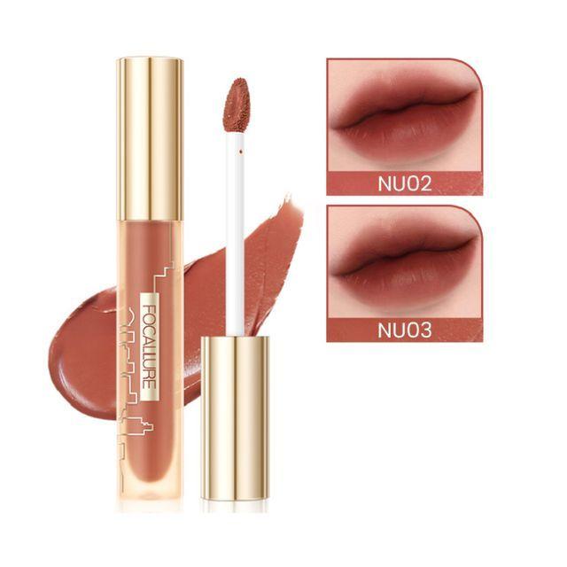 FOCALLURE - Воздушная бархатная жидкая помада - 3 цвета (НУ) #NU02