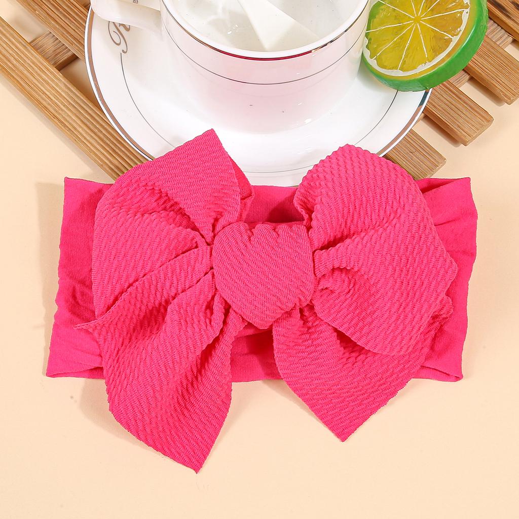 5-Zoll Stoffhaarschleifen für Baby-Stirnbänder Elastische Weiche Neugeborenen-Stirnbänder für Baby-Mädchen Kinder Turban Säugling Haarschmuck