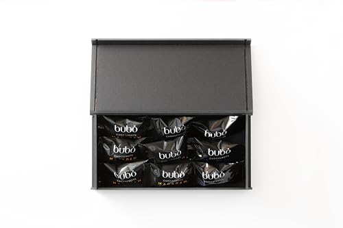 Bubo Barcelona Chocolate Choco Fruit Assortment Box (2 Flavors, 9 Pieces) Individually Wrapped