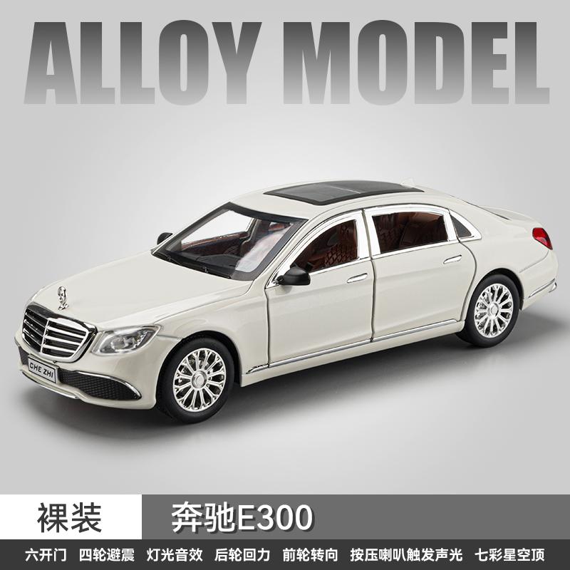

1:24 Mercedes Benz E300 Luxury Sedan Alloy Metal Diecast Model Car Home Trendy Ornaments & Computer Desktop Decoration Present белый