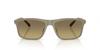 EMPORIO ARMANI matte gradient 5437G957 0EA4257U sunglasses, beige, brown, grey, 57mm,